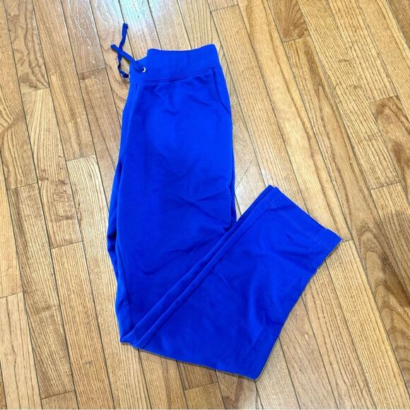 Casual royal blue joggers with pockets size large - Picture 4 of 6